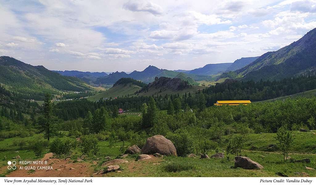 International Writers Retreat in Mongolia 1 View from Aryabal Monastery, Terelj National Park. Picture Credit: Vandita Dubey