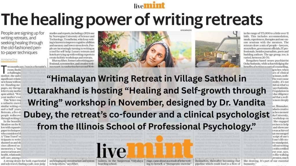 Healing and Self-growth through writing 1 satkhol