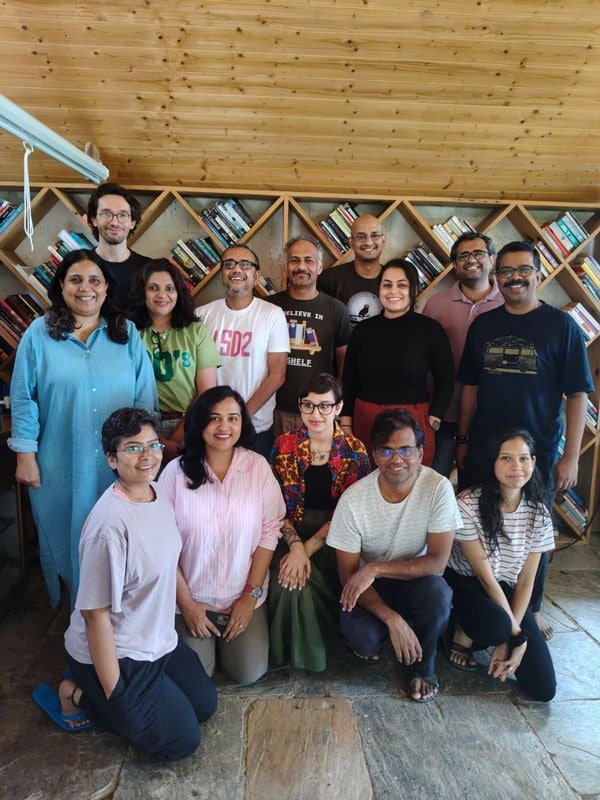 Dibakar with the HWR emerging writer residents batch of 2024